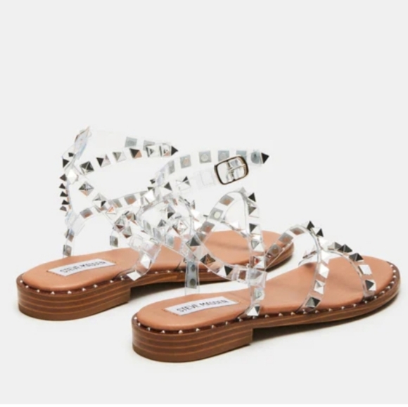 Steve Madden Travel Clear Sandals - Picture 4 of 7